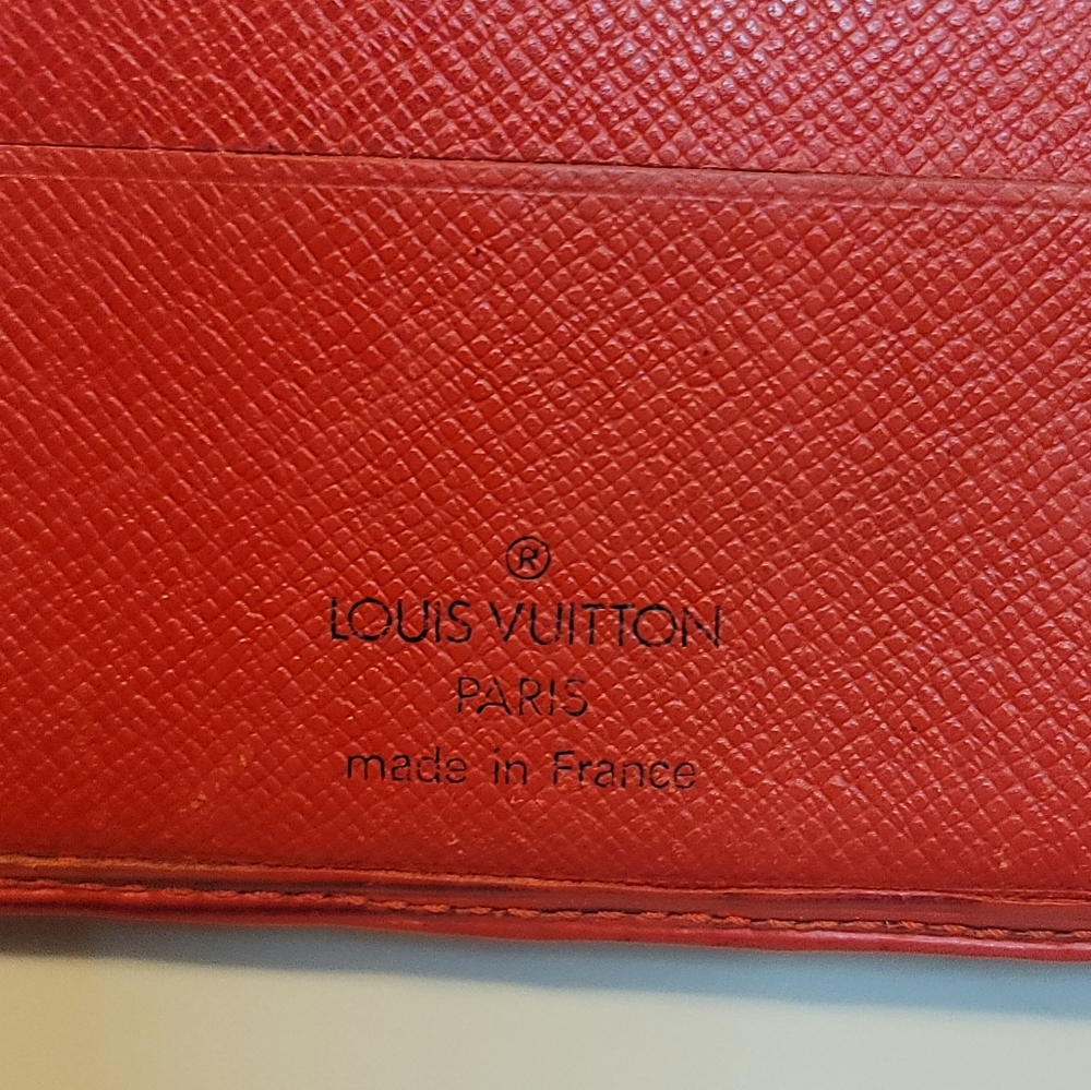 Louis Vuitton Red Epi Compact Wallet - Picture 4 of 9